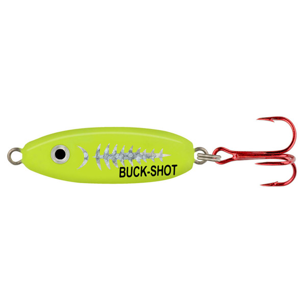 Northland Buck-Shot Rattle Spoon color Bubblegum Tiger