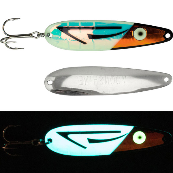 Moonshine Lures RV Series Trolling Spoon color Green Knight