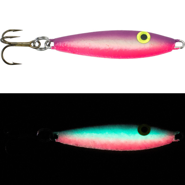 Moonshine Lures Shiver Spoon color Yeller Goby