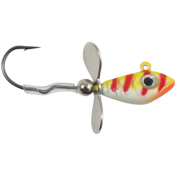 Northland Whistler Jig in UV Green Perch