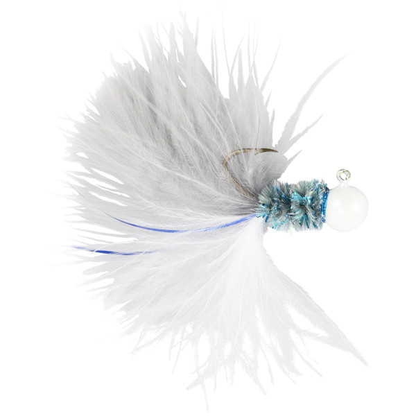 Crappie Killer Marabou Jigs color Electric Chicken