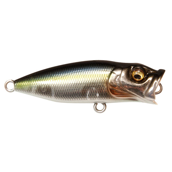 Megabass Baby Pop-X color MG Sexy Stream with tail and hooks