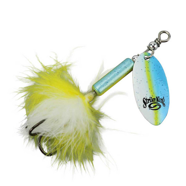 Strike King Bitsy Spinner color Bleeding Fire Tiger