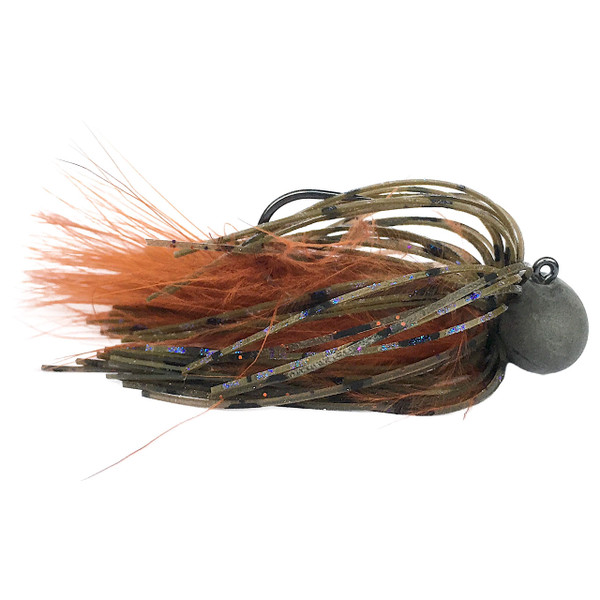 Beast Coast Hand-Tied Tungsten Compound O.W. Sniper Hybrid Football Jig color Goby