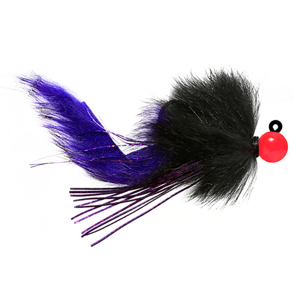 Hawken AeroJig Twitching Jig color Black Cerise Black 2 Tone Body