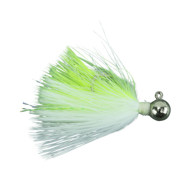 Hawken Sy's Micro Marabou Jig color Black Nickel Head Black