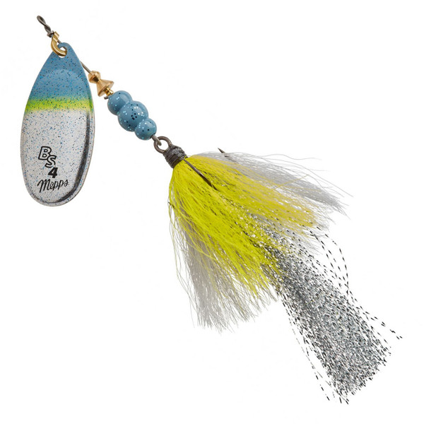 Mepps Bronze Slammer color Gold-Black and Blue
