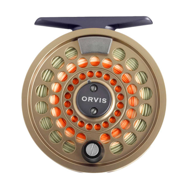 Orvis Battenkill Click Reel color Bronze spool side (fly line not included)
