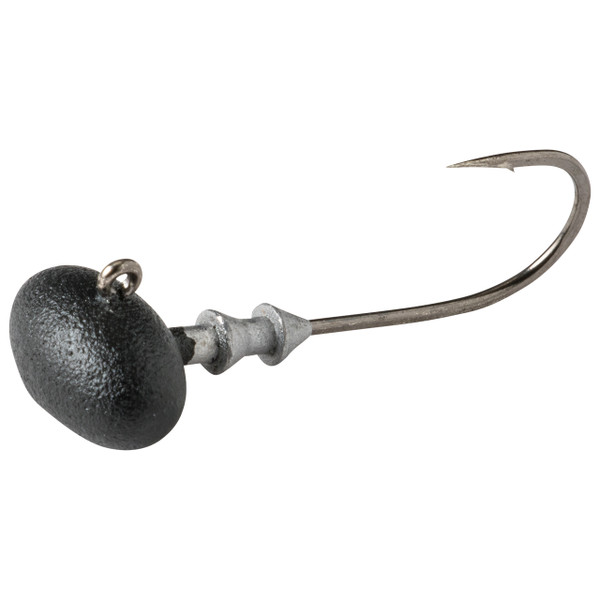 Great Lakes Finesse Stealth Football Jig Head color Matte Green Pumpkin