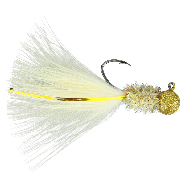Crappie Killer Marabou Jigs color Electric Chicken