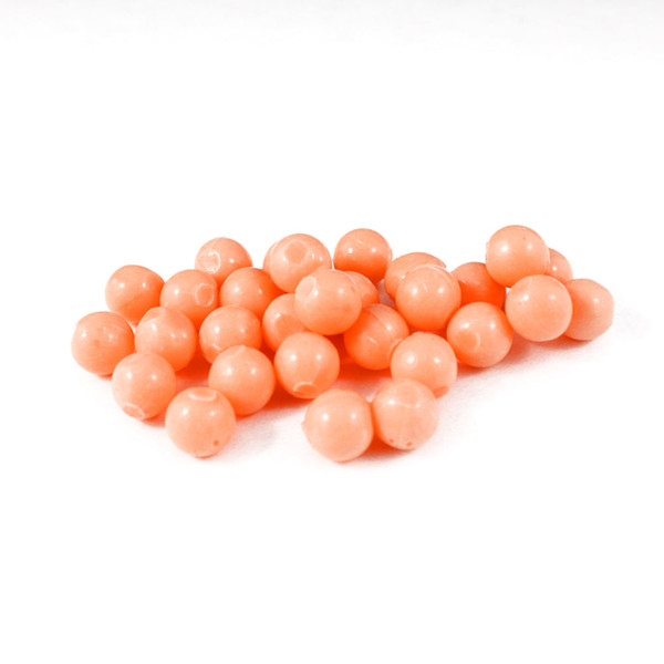 Cleardrift Soft Beads - Fishing Beads for Salmon & Steelhead color Deep Orange
