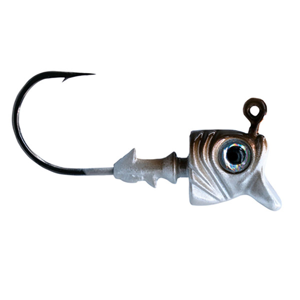 1st Gen Fishing Jaw Dropper Jig Head color Green Pumpkin