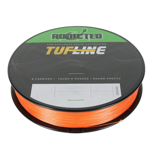 Tuf Line ADX Enforcer 8X Braid in Dark Green, shown with packaging.