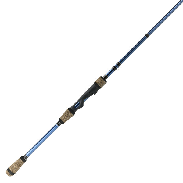 FishUSA Flagship Walleye Spinning Rod with split cork handle and reel seat.