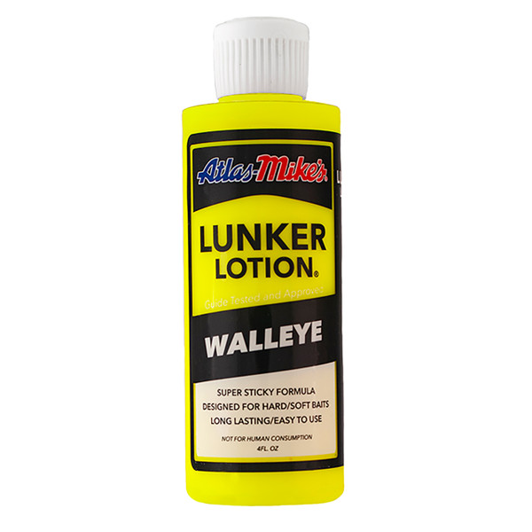 Atlas-Mike's Lunker Lotion Salmon Fish Attractant Sticky Fishing Scent 4 oz.