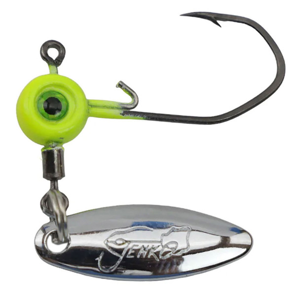 Jenko Slasher Spin Jig Head color Chartreuse