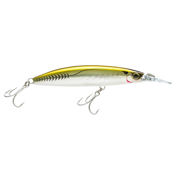 Yo-Zuri Mag Speed Sinking Minnow in Bronze color, designed for long casts and steady depth retrieval.