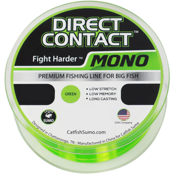 Catfish Sumo Direct Contact Monofilament Line color Green