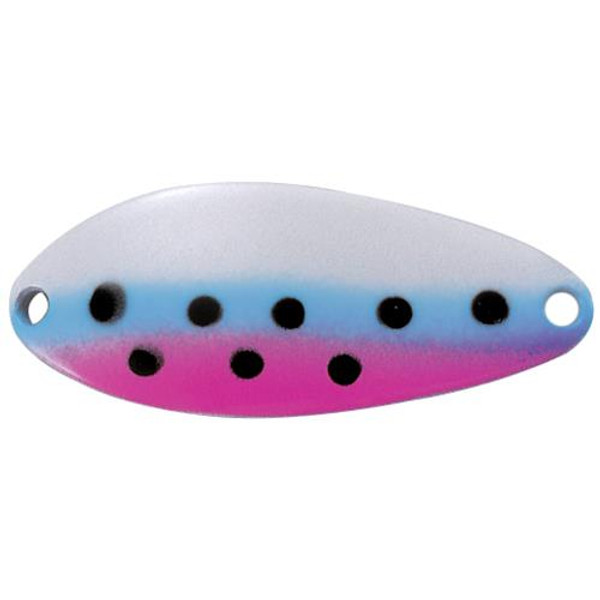ACME Tackle Little Cleo Spoon color Nickel Neon Blue