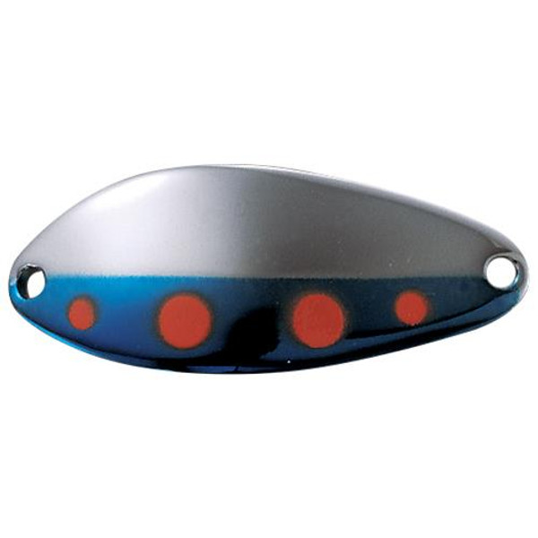 ACME Tackle Little Cleo Spoon color Nickel Neon Blue