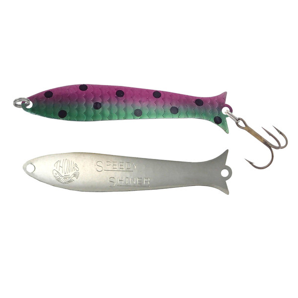 Thomas Speedy Shiner Spoon color Gold Fluorescent Red
