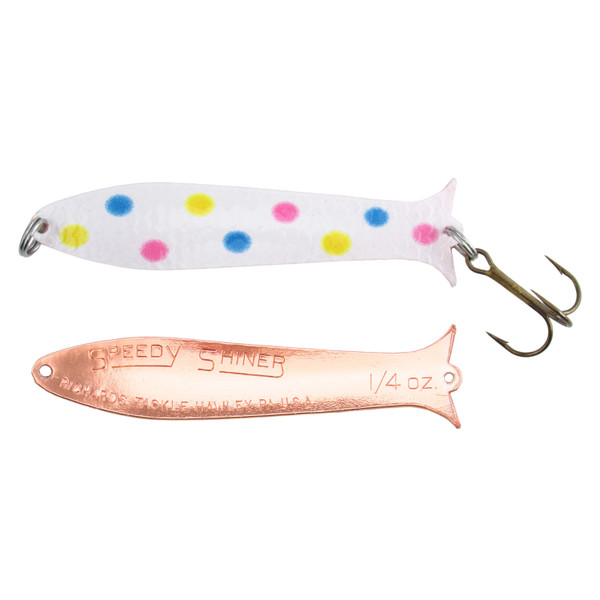 Thomas Speedy Shiner Spoon color Gold Fluorescent Red