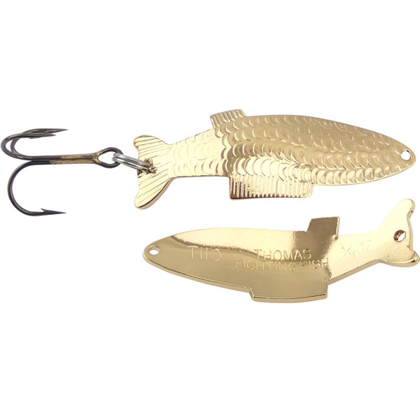 Thomas Fighting Fish Spoon color Gold