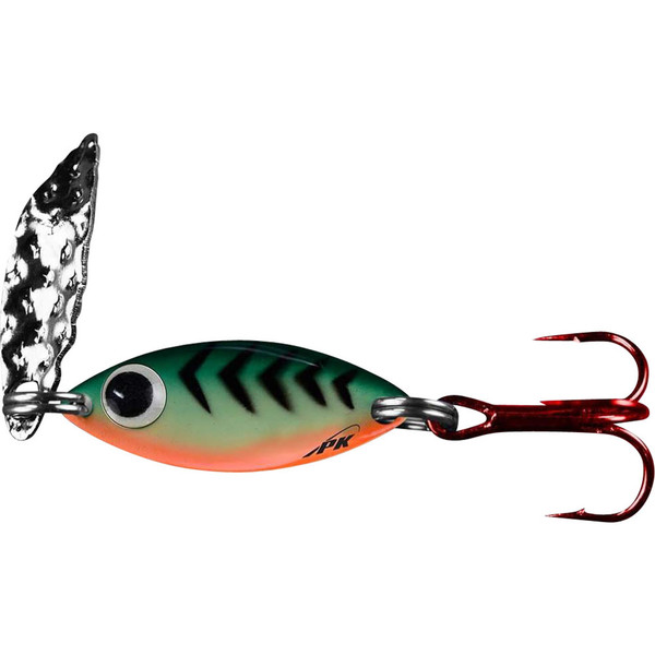 PK Lures Predator Spoon Crackle Green Glow
