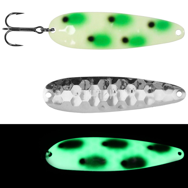 Moonshine Lures Trolling Spoon color Cobalt Blue 