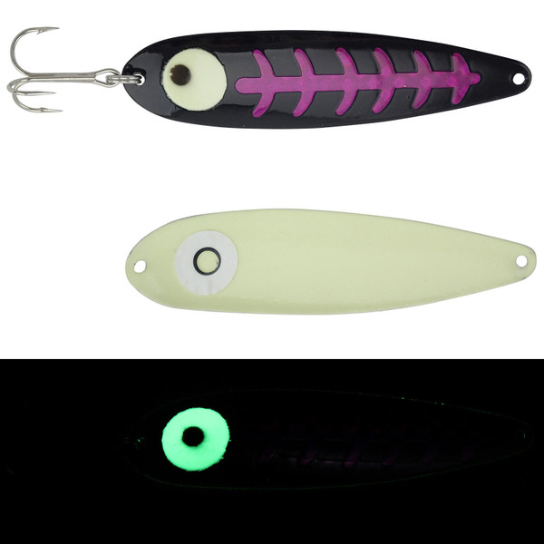 Moonshine Lures Trolling Spoon color Cobalt Blue 