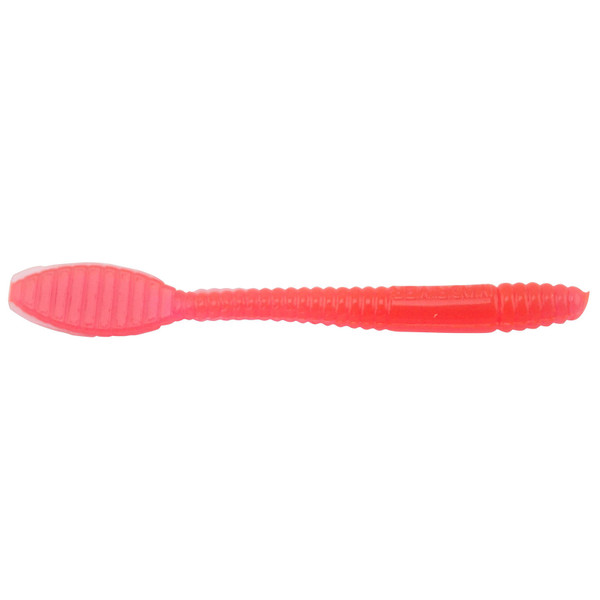 Mad River Steelhead Worms in Captain America color, featuring a two-tone blue and pink design for high visibility.