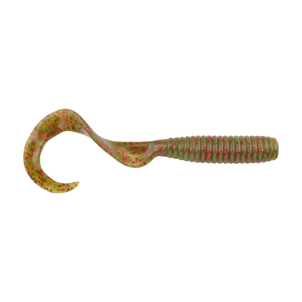 Berkley Gulp! Saltwater Grub Soft Bait color Black Chartreuse Fuze