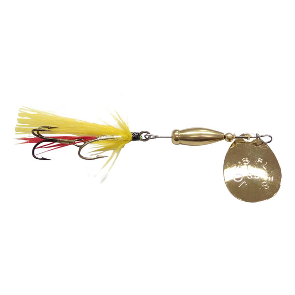 Joe's Flies Super Striker Elite Fly Spinner Lure color Black Wooly Worm