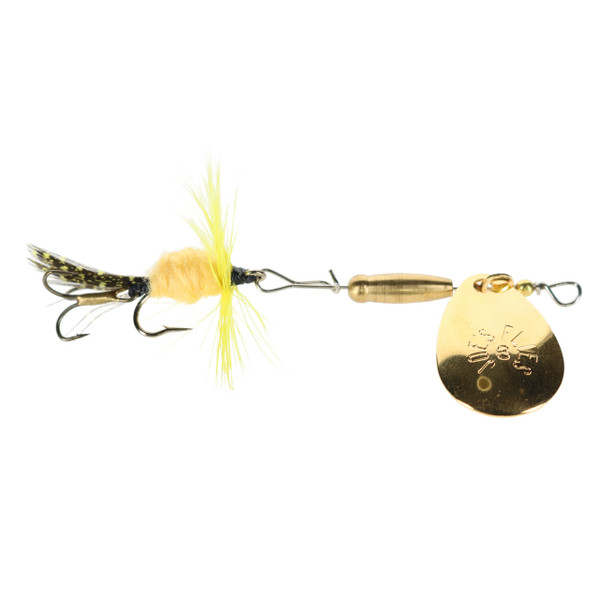 Joe's Flies Super Striker Elite Fly Spinner Lure color Black Wooly Worm
