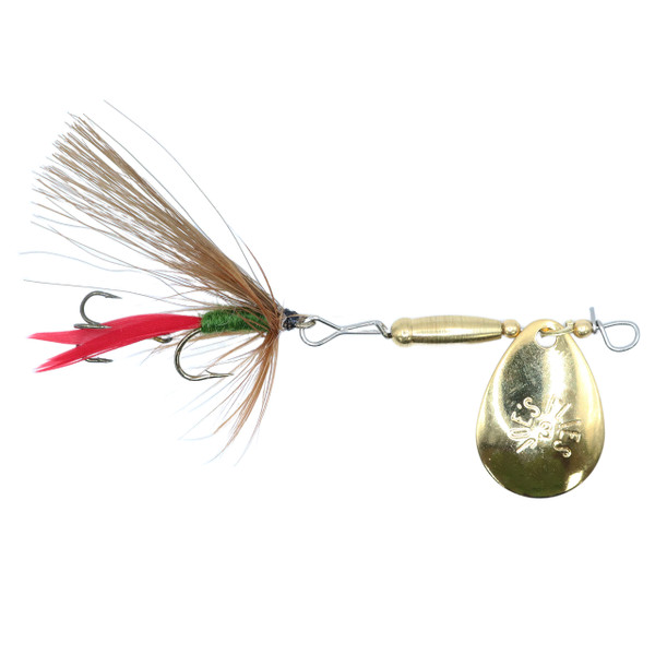 Joe's Flies Super Striker Elite Fly Spinner Lure color Black Wooly Worm