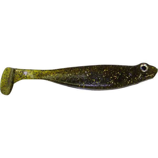 Megabass Hazedong Shad Swimbait color Green Pumpkin Chartreuse