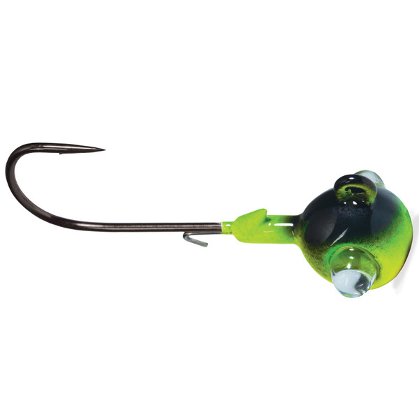 Kalin's Rattlin' Google Eye Jig in Purple-Chartreuse
