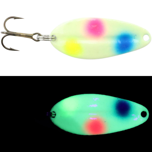 Moonshine Lures Mainliner Casting Spoon color Metallic Wild Perch