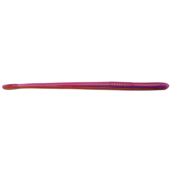 Roboworm Straight Tail Worms color Aaron's Magic Red-Black Flake