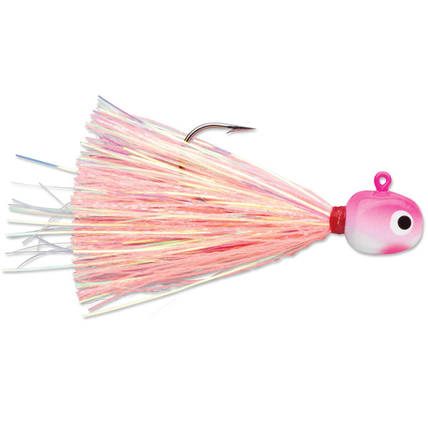 VMC Hot Skirt Glow Jig color Purple Albino