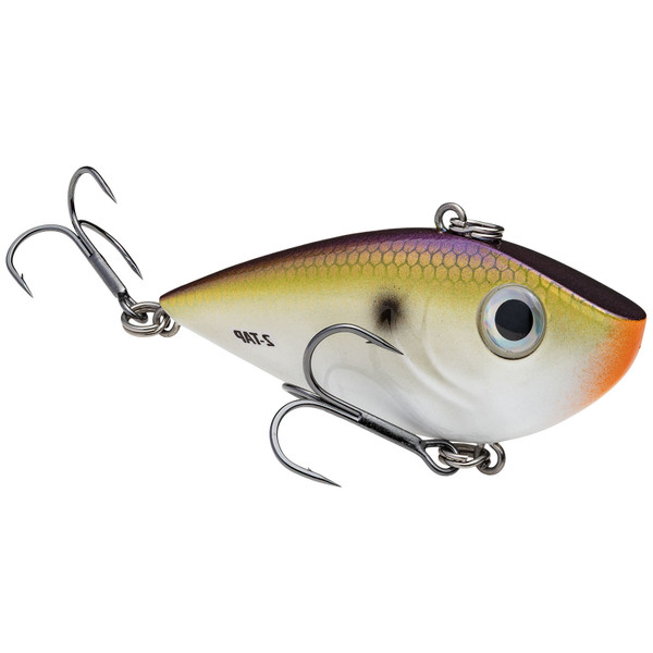 Strike King Red Eyed Shad Tungsten 2 Tap Crankbait color Green Pumpkin Craw