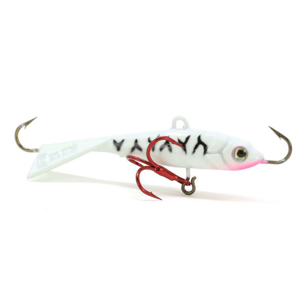 Clam Tikka Mino Jigging Lure Chartreuse Lime Holographic