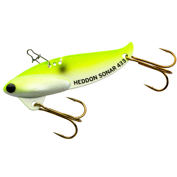 Heddon Sonar Blade Bait Lime Purple Shad