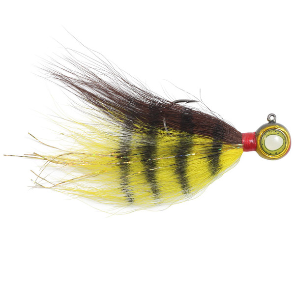 Northland Deep-Vee Bucktail Jig in Black