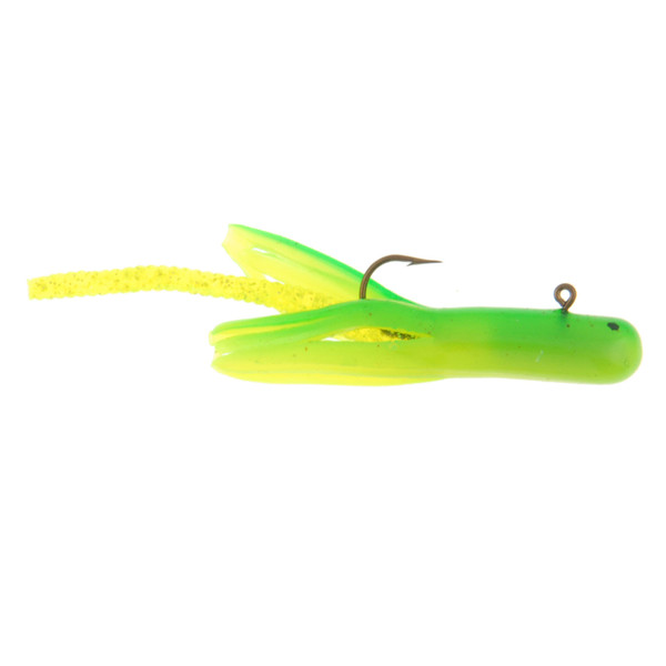 Berkley PowerBait Pre-Rigged Atomic Teasers color Chartreuse Silver Fleck