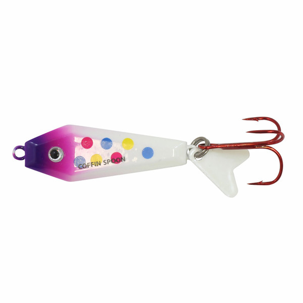 Northland Buck-Shot Coffin Spoon color Purple Wonder
