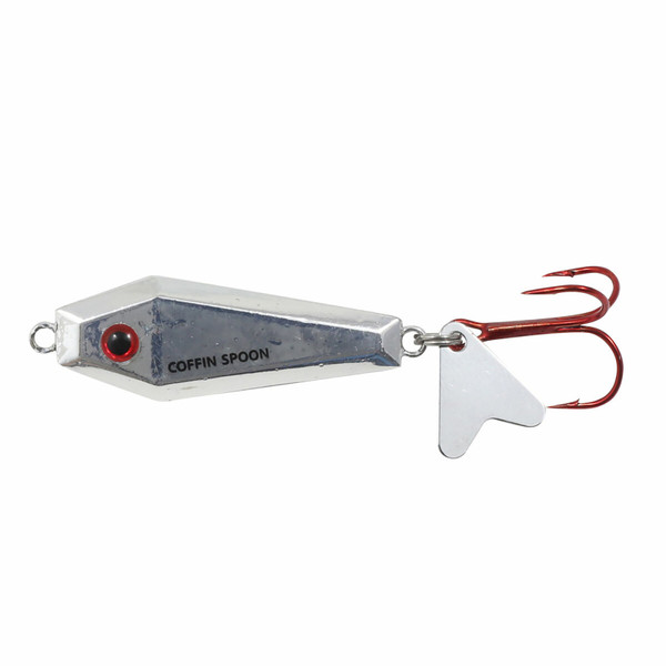Northland Buck-Shot Coffin Spoon color Silver Shiner