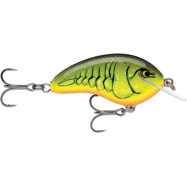 Rapala Ott's Garage Tiny Series Crankbait color Chartreuse Rootbeer Crawdad