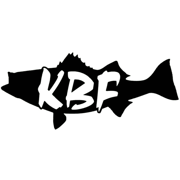 Kayak Bass Fishing KBF Open Mouth Decal