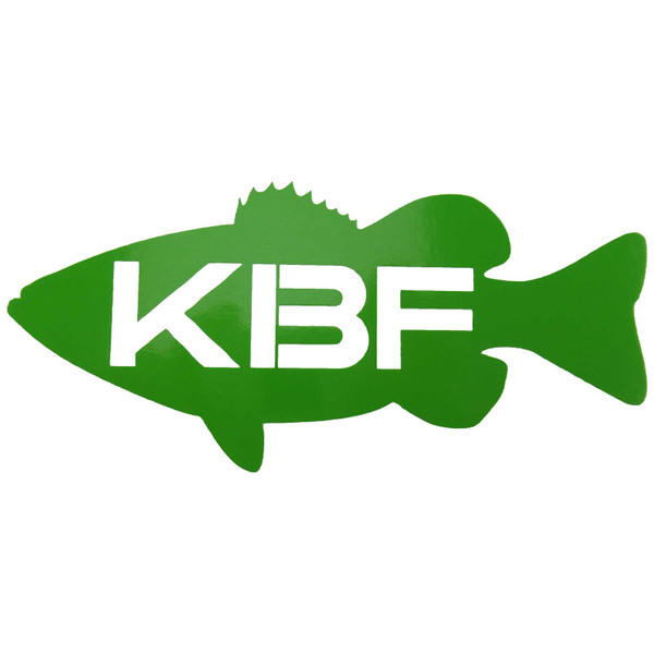 Kayak Bass Fishing KBF Fat Fish Decal